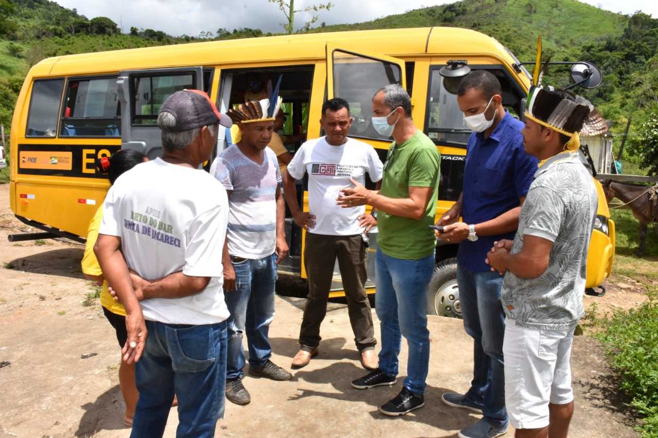 Camacã: Prefeitura realiza entrega de 243 cestas básicas na Aldeia Indígena do Panelão
